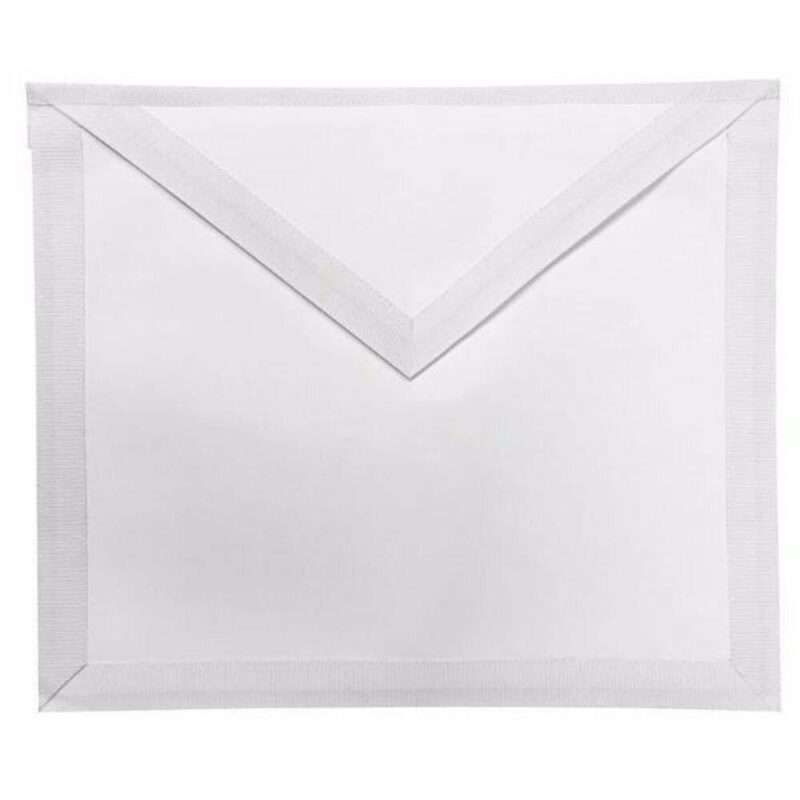Masonic White Member Apron