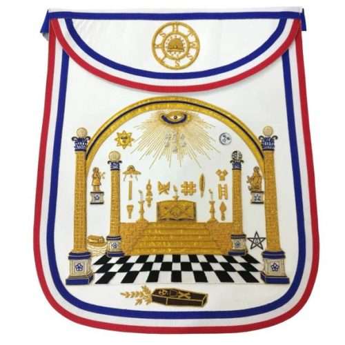 Exclusive Apron - Hand Embroidered The Washington Masonic Apron